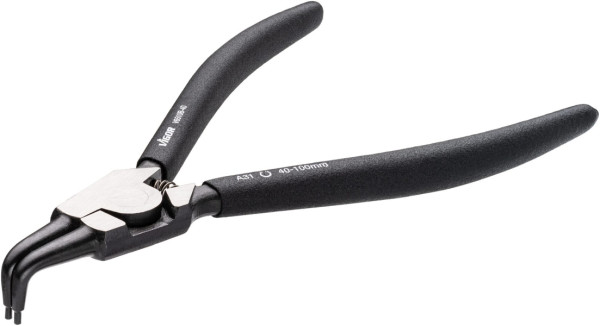 VIGOR Sicherungsring-Zange, 230 mm, Spitzen 90° abgewinkelt (Form B), V6510B-40
