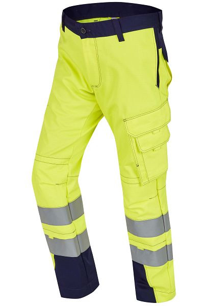 ROFA Bundhose 2427 teils zweilagig, Größe 25, Farbe 354-leuchtgelb-marine, 2652427-354-25