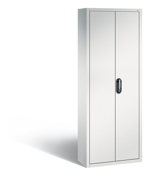 C+P Magazinschrank Serie 13, H1980xB700xT300mm, Farbe: Lichtgrau, Muldengriff, 133113-22 S10064