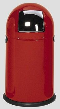VAR Abfallsammler 33 L ohne Fußpedal, rot, 43080, 4030695430802