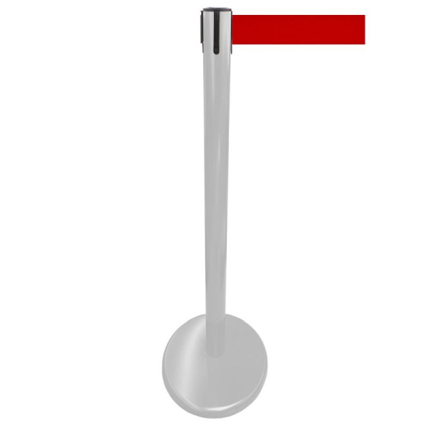 Stein HGS Personenleitsystem -P-Line Future-, Metall/ anthrazit, rot, mit Sicherheitsverschluss (selbstlösend), Gurtlänge: 4 m, 15695-0103