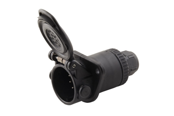 HELLA Steckdose, 24V, Einbau, Stecker: Crimpkontakt/Lötbuchsenkontakt, 8JB 007 242-021