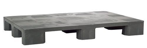 DENIOS Universalpalette, aus PE-RE, 800 x 1200 x 140 mm, 9 Füße, VE: 5 Stück, 312643