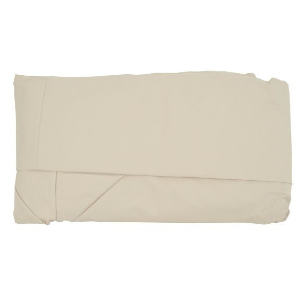Mendler Sonnenschirmbezug HWC-A96, 8 Streben rund Ø4m 220g/m² Polyester, Ersatz-Bezug z.B. für Ampelschirm HWC-A96, creme-beige, 81692