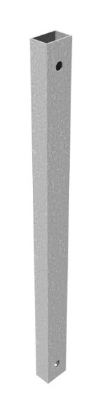 Schake Schutzgeländer Stahlrohr 70 x70 mm, Querholm aus Stahlrohr, Rohrlänge: 800 mm, feuerverzinkt, 4208