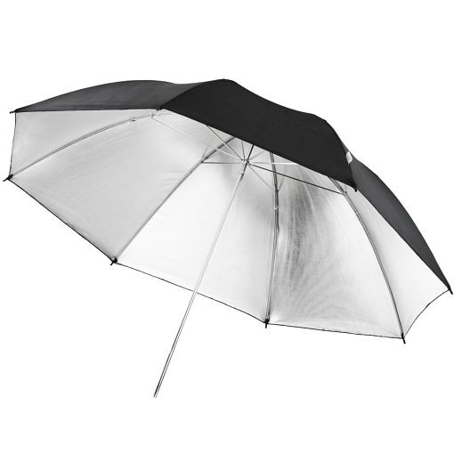 Walimex pro Reflexschirm schwarz/silber, 109cm, 1017675