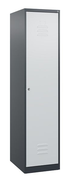 C+P Umkleidespind Classic PLUS, 1700x400x500mm, 7016/7035, Zylinderschloss, 0800007-12 S10020