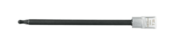 SW-Stahl Schraubendreheinsatz, 1/4", T-Profil, T25, mit Kugelkopf, 05454L