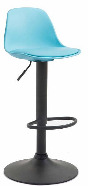 CLP Barhocker Kiel Kunstleder schwarz, blau, 308978