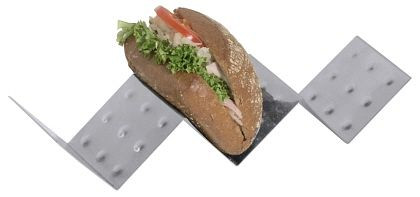 Contacto Snackablage mit 3 Fächern, 5671/003