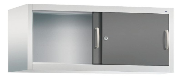 C+P Aufsatzschrank Acurado, H500xB1200xT500mm, Farbe: Lichtgrau / Vulkangrau, Bügelgriff, 1 OH, 2054-00 S10104