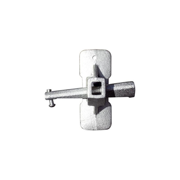 Stein HGS Keilspannschloss -Guß-, für Spanndrähte 4-10 mm, Grundplatte 100 x 40 mm, VE: 50 Stück, 101841