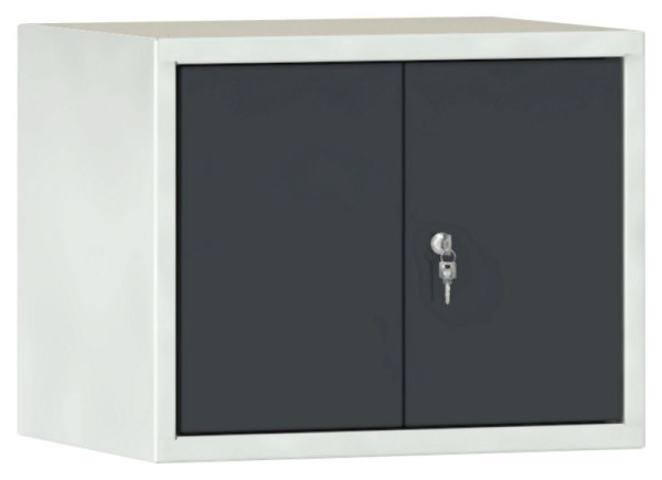 KLW Schließfachwürfel, mit Doppel-Flügeltüre Außenmaße: 400 x 500 x 400 mm H x B x T Mit Zylinderschloss abschliessbar, 7FG-AC0400TD-U454XXB