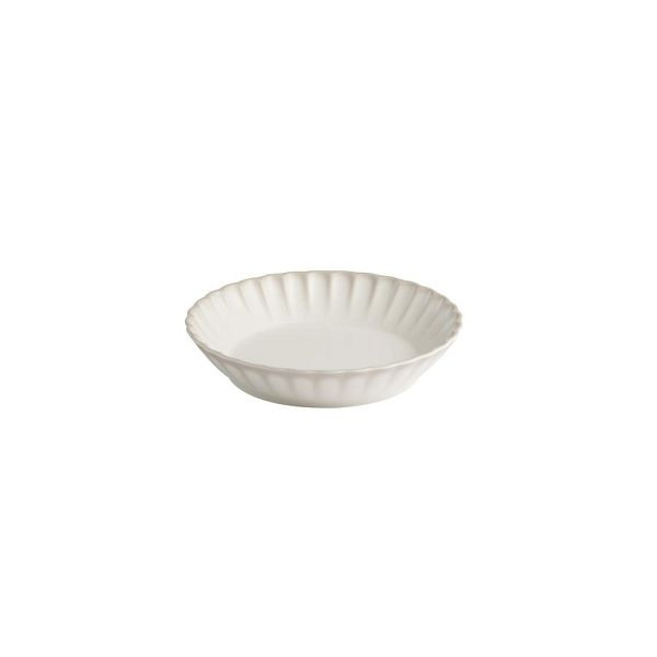 APS Teller, tief ARUMI - Melamin, Ø 22,5 cm, 0,8 Liter, weiß/beige, stapelbar,spülmaschinengeeignet, 85605