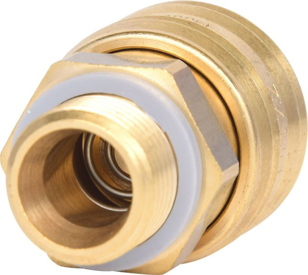 KS Tools Messing-Kupplung mit Außengewinde, G3/8"AG, 515.3481