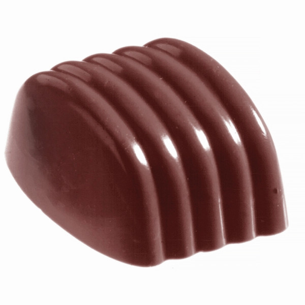 Schneider Schokoladen Form - Bogen klein, 275 x 135 x 24 mm / 27 x 24 x 17 mm, 8,75 gr, 4 x 7 Stück, 421545