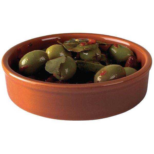 Olympia Rustic Tapasschalen Terrakotta 13,4cm, VE: 6 Stück, CD741