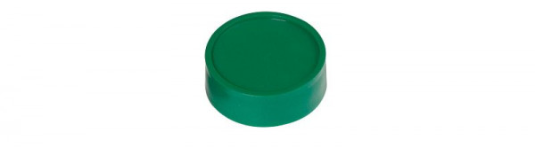 MAUL Rund-Magnet, PE Ø 34 mm, 2 kg Haftkraft, grün, VE: 10 Stück/Set, 6173355