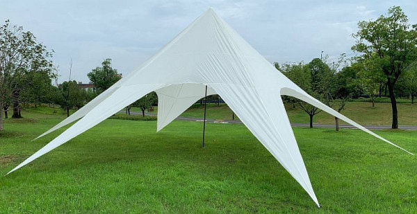 CLP Sternzelt 10m, weiß, Polyester, 1611402, 4250420205158