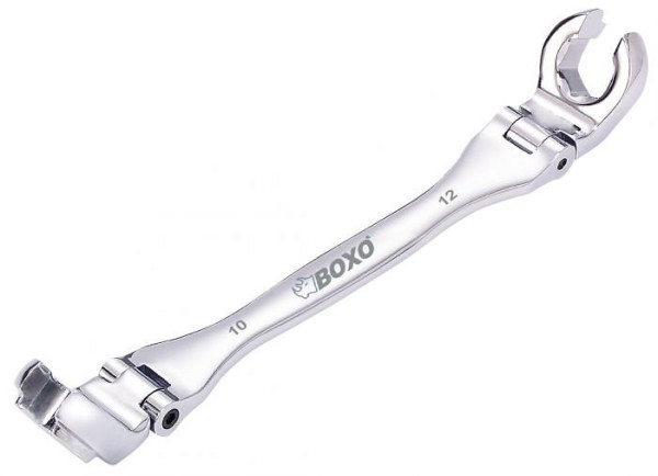Boxo Doppel-Gelenk-Ringschlüssel, offen mit Gelenk 8x10 mm, WR1780-0810