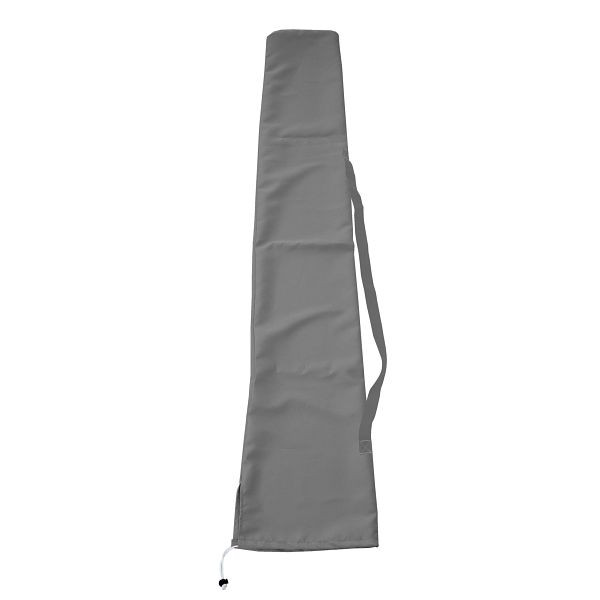 Mendler Schutzhülle für Sonnenschirm bis 3x4m, Abdeckhülle Cover mit Kordelzug, anthrazit, 65605