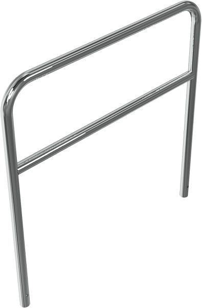 Schake Edelstahlbügel Ø 48 mm zum Einbetonieren, mit Querholm, Gesamtbreite 1200 mm, 449_23