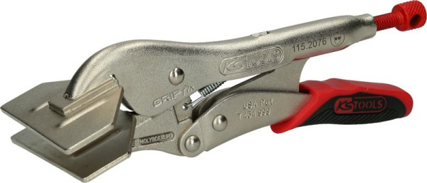 KS Tools Breitmaul-Flachbacken-Gripzange mit Easy-Release, 205mm, 115.2076