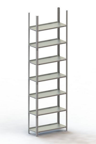 Meta Büro Compact GR 2500x750x300 mm, RAL 7035, Bodenanzahl: 7, 200177956
