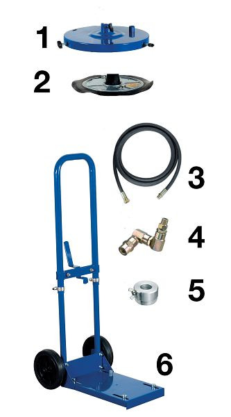 Prevost Transportwagen für Behalter 20/60 Kg, Zubehör und Ersatzteile, EPG CAN60