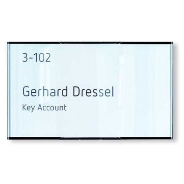 Stein HGS Türschild -MessengerX-, 157 x 157 mm, mo2060