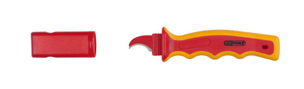 KS Tools Absetzmesser mit Schutzisolierung, 180mm, 117.1328