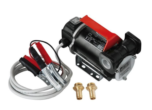 ZUWA Carry E 3000, 1500/2900 min-1, 12/24 V, Dieselpumpe mit Tragegriff, Schalter und Kabel, horizontale Steckflansche, 1206713N
