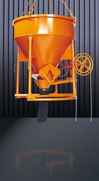 Eichinger Betonsilo 1016KR.4, 300l, Angeschweißte Kette, Kettenrad, Auslauf Ø 150 mm, 10160402300000