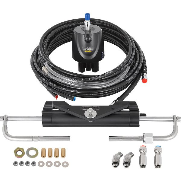 VEVOR Hydraulisches Steuersystem Lenkung für Aussenborder Hydraulisch 150 PS 6,9 MPa, XWYYFXB150HPZXBTJV0