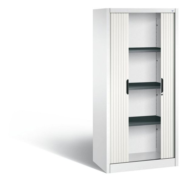 C+P Rollladenschrank Omnispace, H1660xB800xT420mm, Farbe: Verkehrsweiß, Griffmulde, 4 OH, 3211-00 S10119