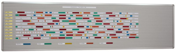 Eichner Einstecktafel, Schienenanzahl: 31, 200 x 58cm, 9080-00126
