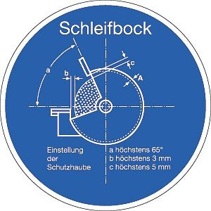 Moedel Schleifbock, Folie, Ø 100 mm, 52123