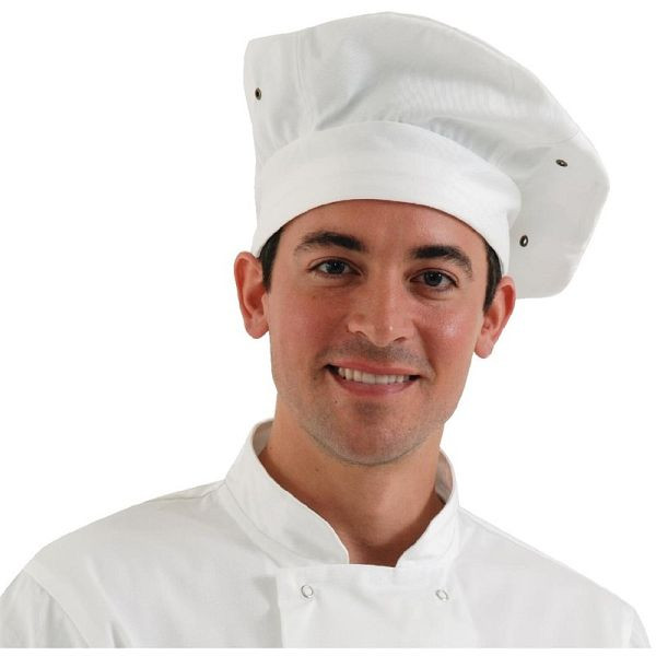 Chef Works Toque Kochmütze weiß, Einheitsgröße, Unisex, A963