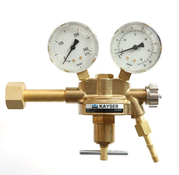 ELMAG Druckregler 'Argon/Co2', mit 2 Manometer, Ø 63mm, 54683