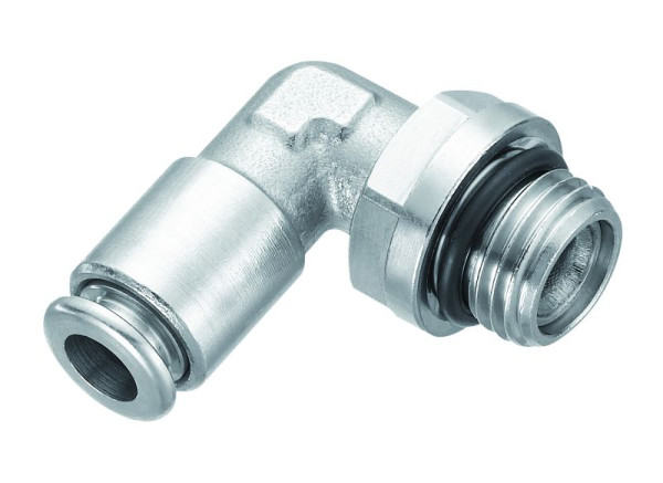 Prevost Drehbares 90° Winkelstück mit zylindrischem Außengewinde - RMC MG, AG BSPP= G 1/4, für Schlauch mit Außen-Ø= 4 mm, VE: 10 Stück, RMC MG0401