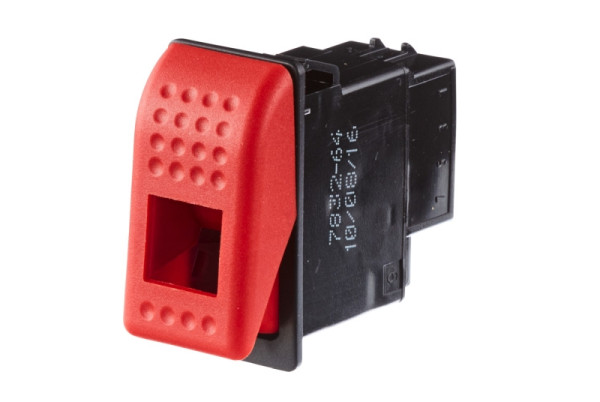 HELLA Warnblinkschalter, 24V, Ausstattungsvar.: I-0, Anschlussanzahl: 7, Einbau, mit Komfortfunktion, Farbmarkierung: rot, 6HH 007 832-641