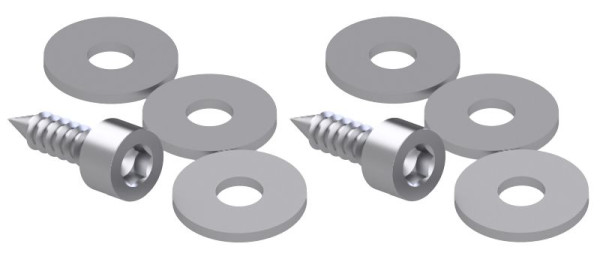 HYMER Positionierungsschrauben für Ausleger, Edelstahl, Set für 2 Ausleger, 30510140