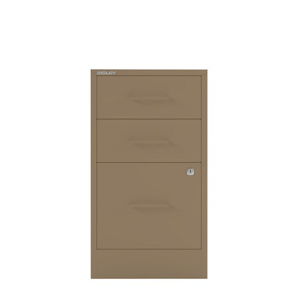 Bisley Home Filer, 2 Universal-, 1 HR-Schublade, Stahlgriff, 668 coffee, PFA3SH668