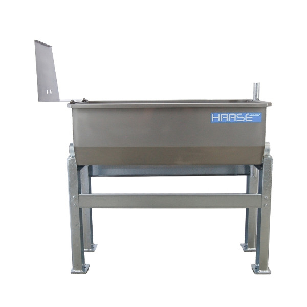 Haase-Tränken Trogtränke, Kippling-Bodenmontage 1,0 m - 80 Liter, Tränkewanne, für Rinder, 100.5951