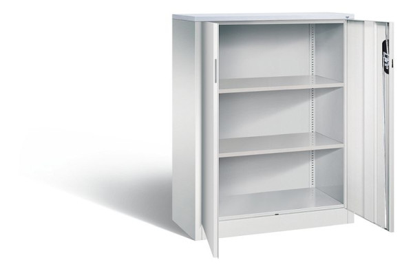 C+P Büroschrank Acurado, H1200xB930xT400mm, Farbe: Lichtgrau, Muldengriff, 3 OH, 9267-1200 S10307