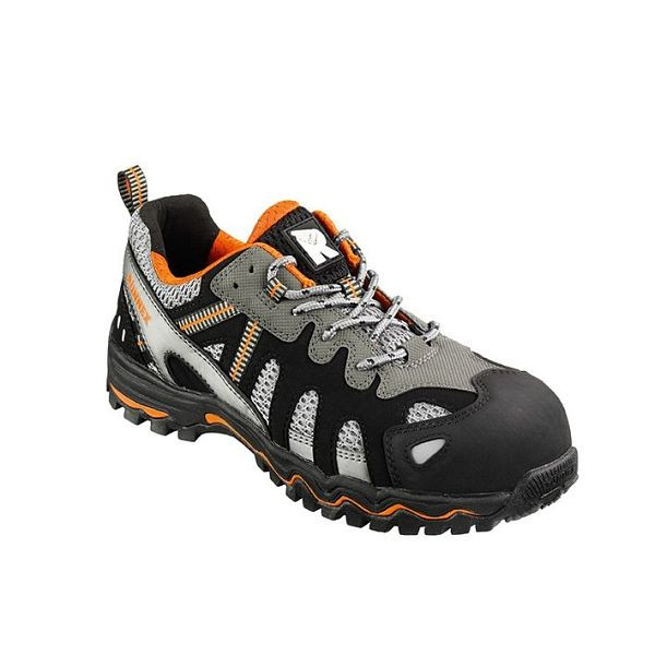 RUNNEX S1-Sicherheitshalbschuhe LightStar, schwarz/grau/orange, Größe: 39, VE: 1 Paar, 5120-39
