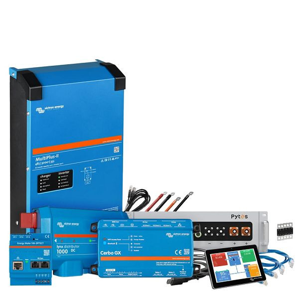 Offgridtec Backup-Kit 5,12kWh Pytes V5a Akku - Victron MultiPlus II 48/3000 Wechselrichter 1-Phasig mit Stromzähler, 4-01-019515-001