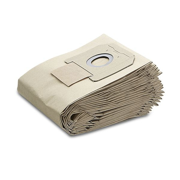 Kärcher Papierfiltertüten 2-lagig, VE: 10 Stück, Staubklasse M geprüft, 6.904-406.0