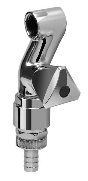 Benkiser Geräte-Zusatz-Ventil für Heisswasser, 1/2 Zoll Anschluss AG / IG und Schlauchverschraubung 3/4 Zoll, mit geprüftem Rohrbelüfter, 7341250