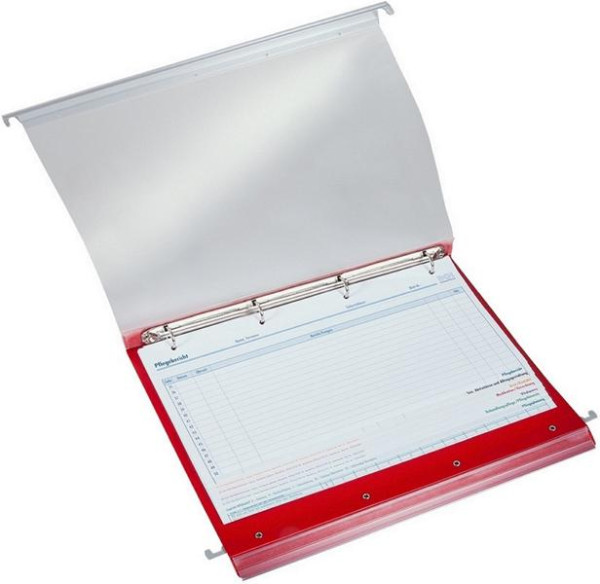 BOI PP-Hängemappe A4 rot, click 2, stationär, 9109-00013-R